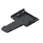 Support de coin de roue en plastique noir (à l'unité)