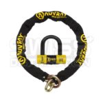 Antivol U Xtrem Mini + Chaîne Ø 12mm L.1200mm Lasso - Auvray