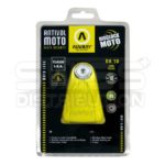 Antivol moto bloque disque DK-10 SRA (jaune) - Auvray