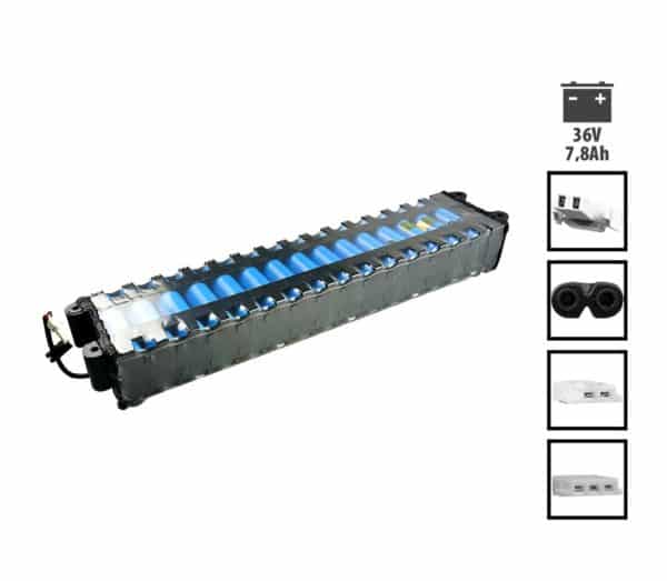 Batterie Xiaomi M365 36V 7,8Ah cellules EVE Batterie Xiaomi M365 36V 7,8Ah cellules EVE