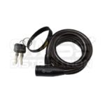 Antivol vélo spirale plus bracelet à clé Ø 12mm L.1500mm - Auvray