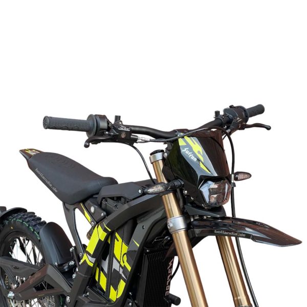 Light-Bee-8kw-black-L1E_front_closeup_1800x1800 moto-homologue-electrique-sur-ron-light-bee-l1e-8000w-50kmh