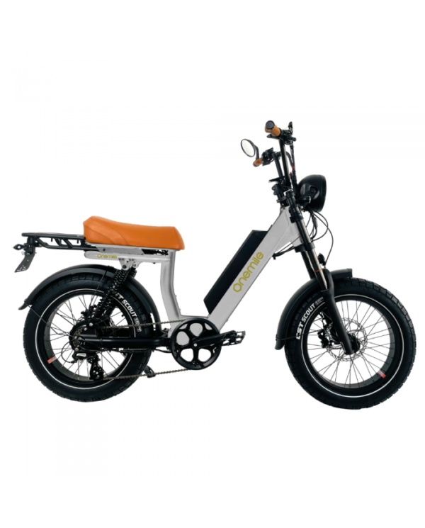 Cyclomoteur électrique Speedbike Onemile Scrambler V - gris