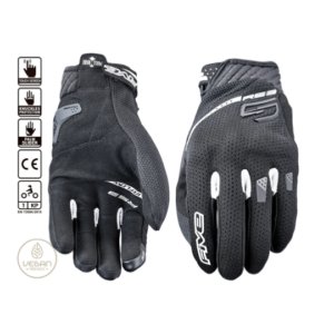 Gants Five RS3 Evo Airflow - black/white XS/07