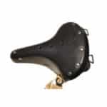 Selle cuir V-OCO pour vélo E-Fati - noir