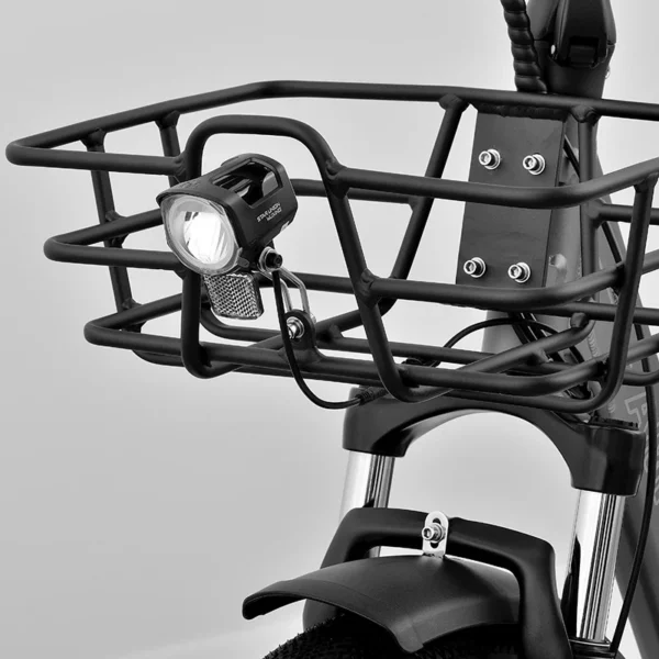 FATBIKE VIKETORY GRANIT BLANC PANIER