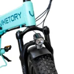 FATBIKE VIKETORY LITHOR Turquoise phares avant