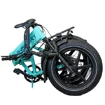 FATBIKE VIKETORY LITHOR Turquoise plié